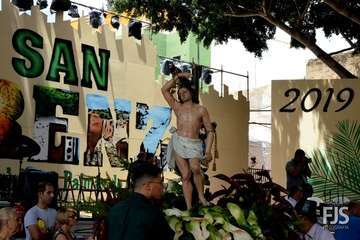 Telde, en la procesión capitalina de San Lorenzo
(Foto Francisco Javier Santana)